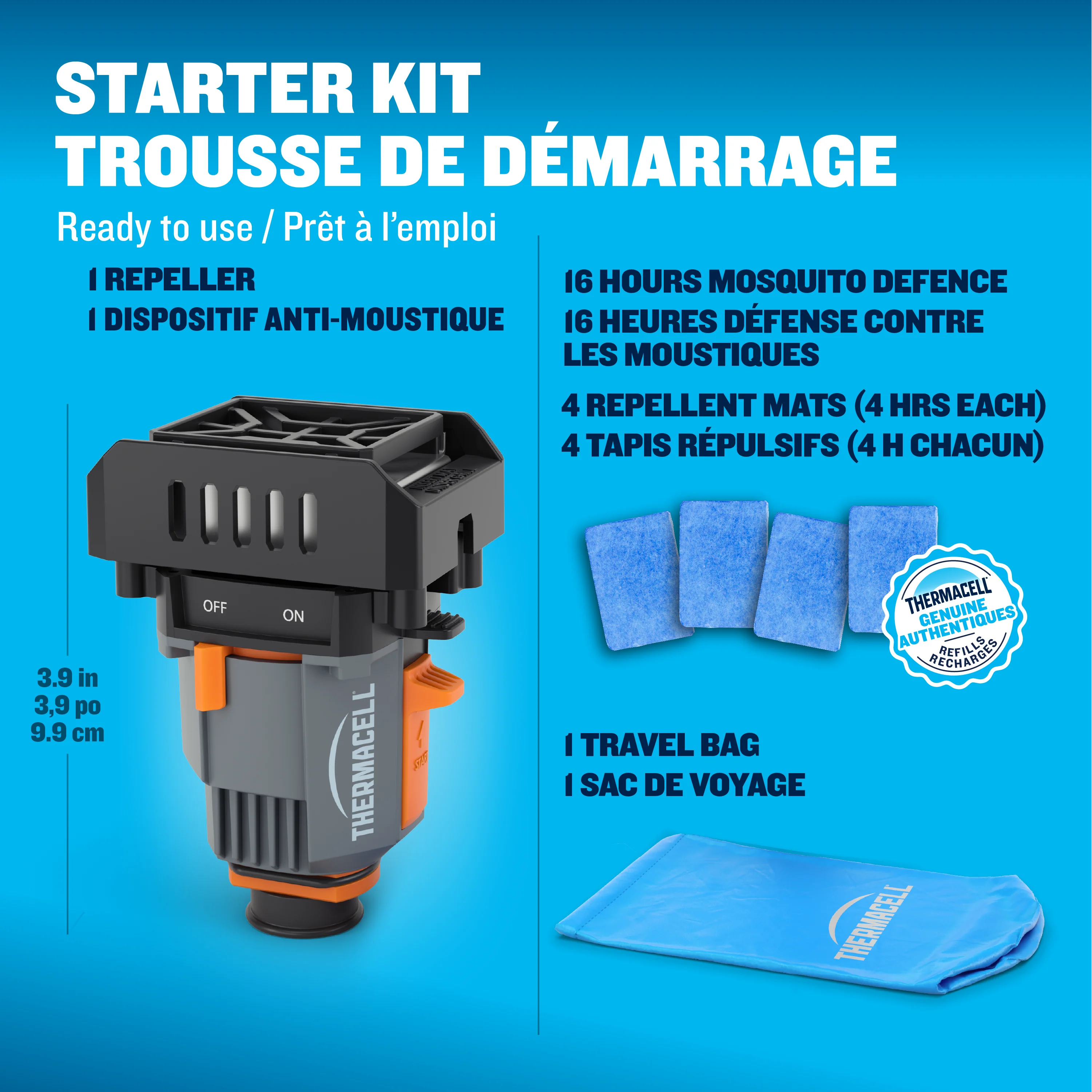 Répulsif à moustiques alimenté par combustible Fuel‑ZoneGuard Backpacker - Image 7