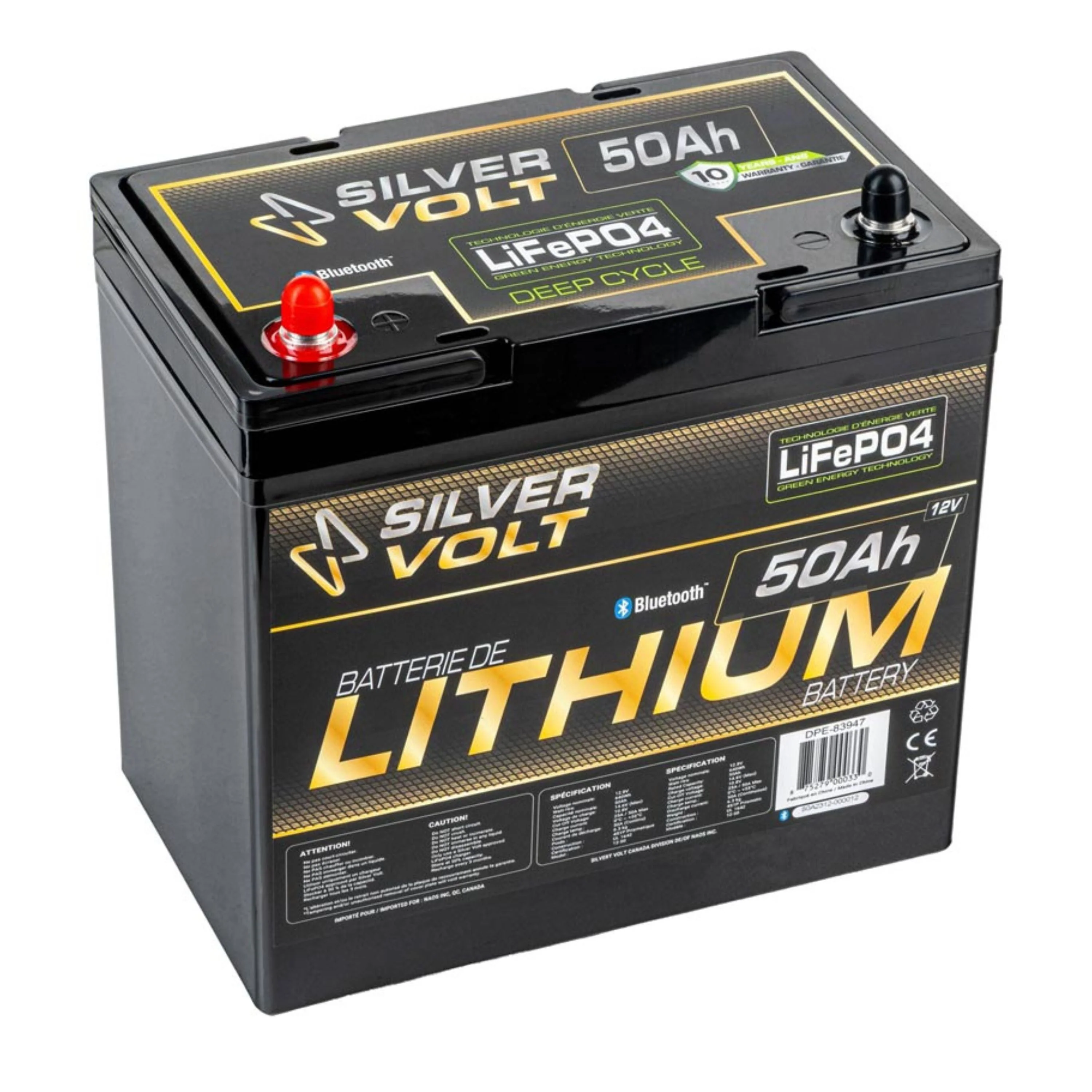 Batterie au lithium rechargeable "LiFePO4" - 50 A - Image 3