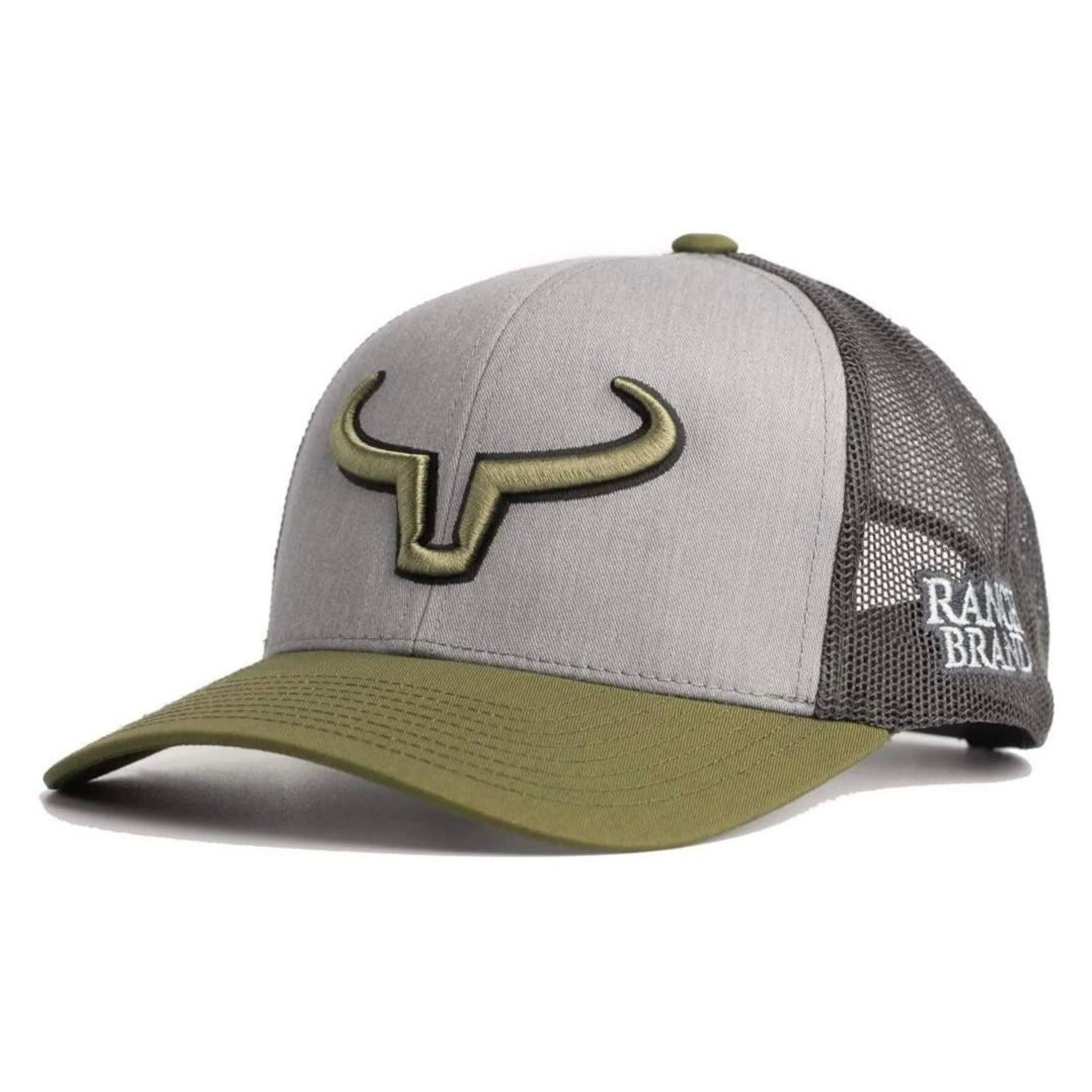 Casquette Rancher - Gris/khaki et mesh graphite
