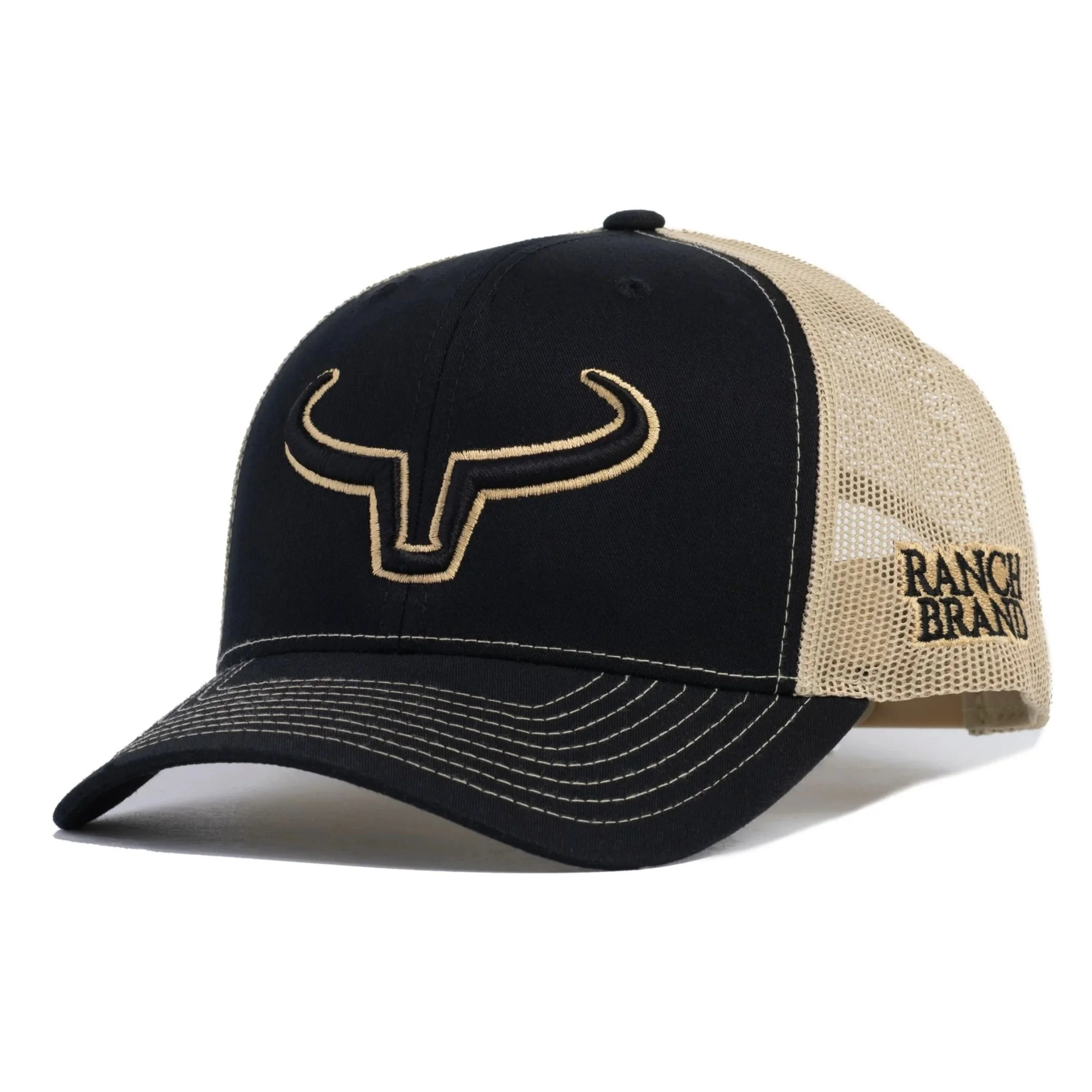 Casquette Rancher - Noir et mesh or