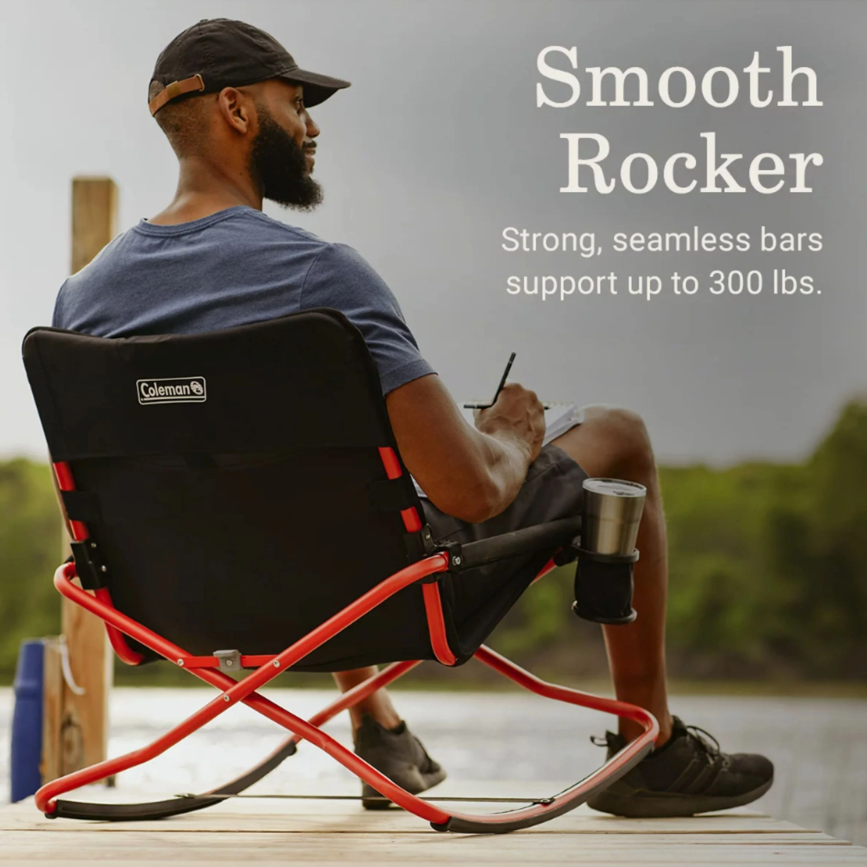 Chaise berçante "Cross Rocker" - Image 4