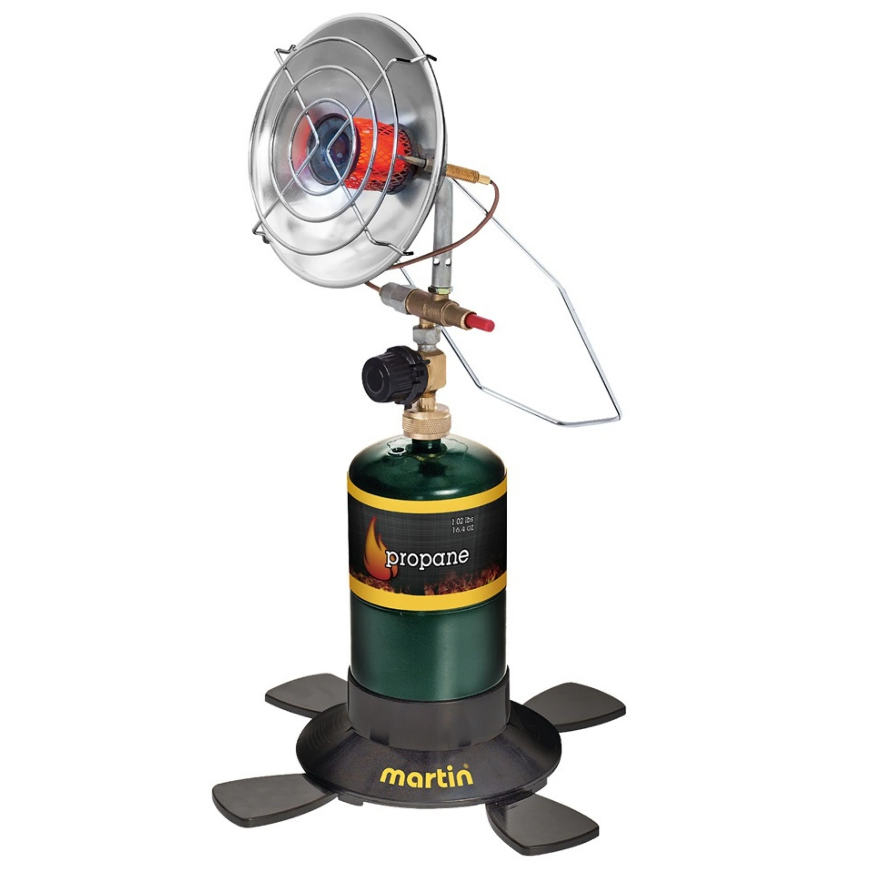 Chaufferette parabolique au propane
