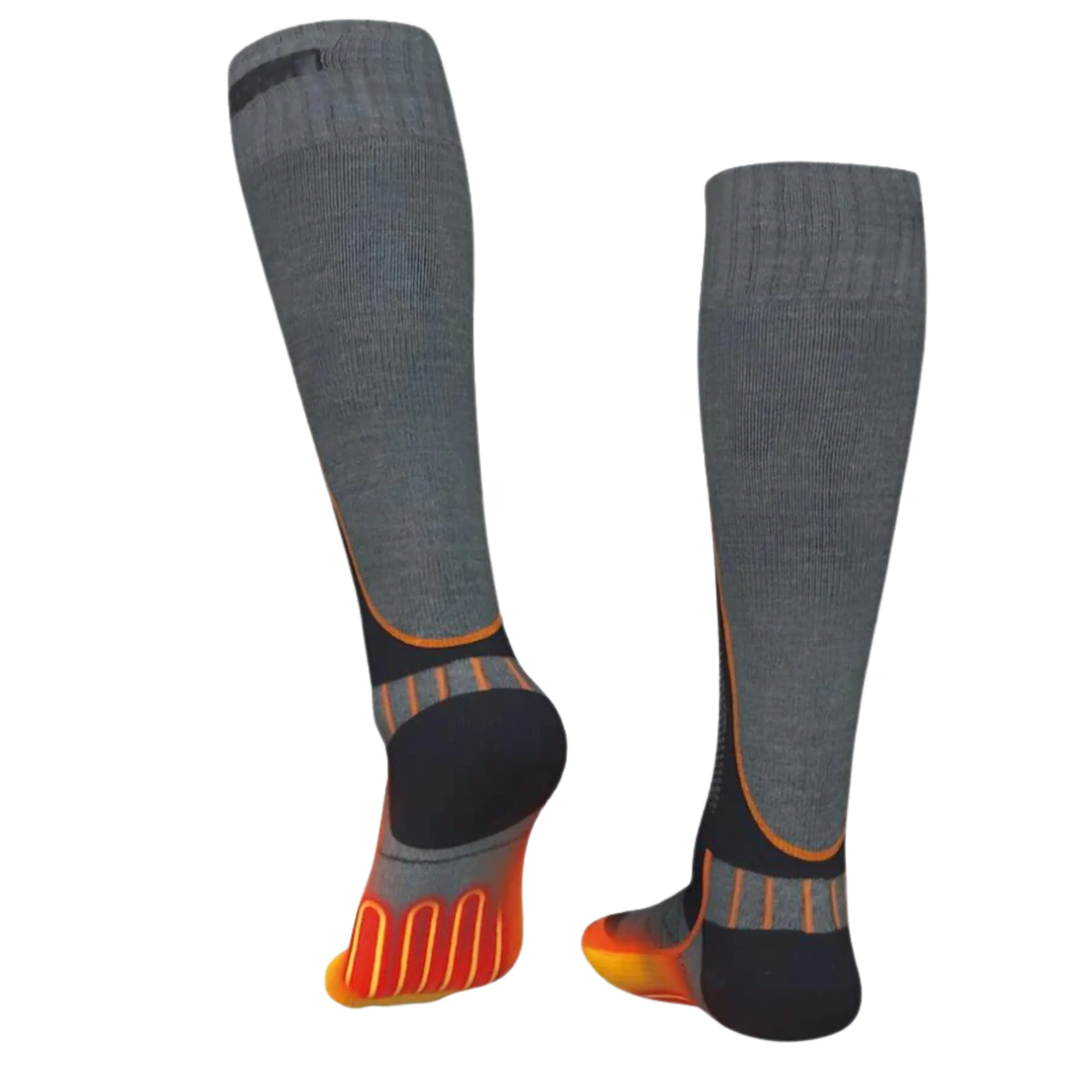 Chaussettes chauffantes en mérinos "Premium 2,0" 3,7V - 2/pqt - Image 3