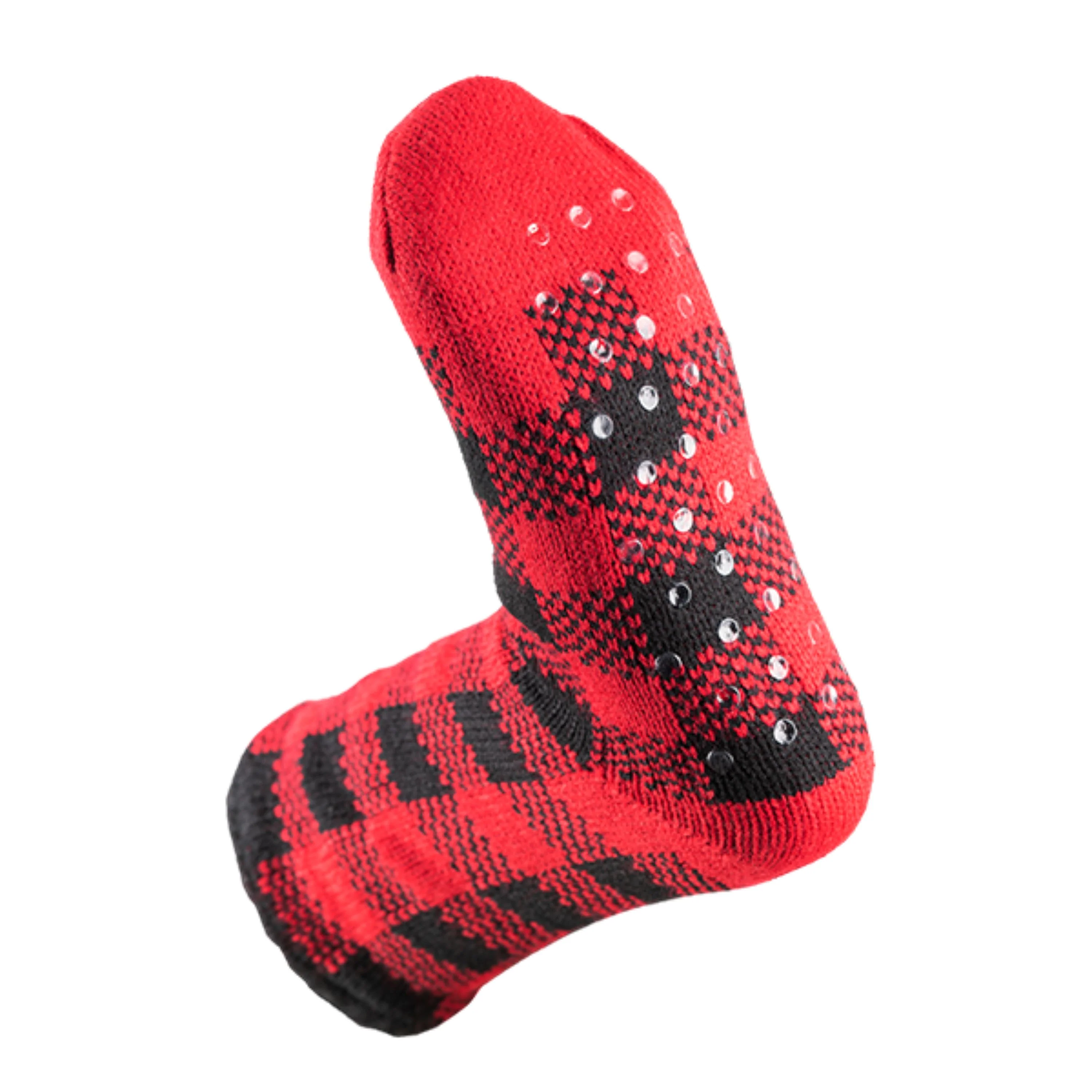 Chaussettes pantoufle à carreaux - Unisexe - Image 2