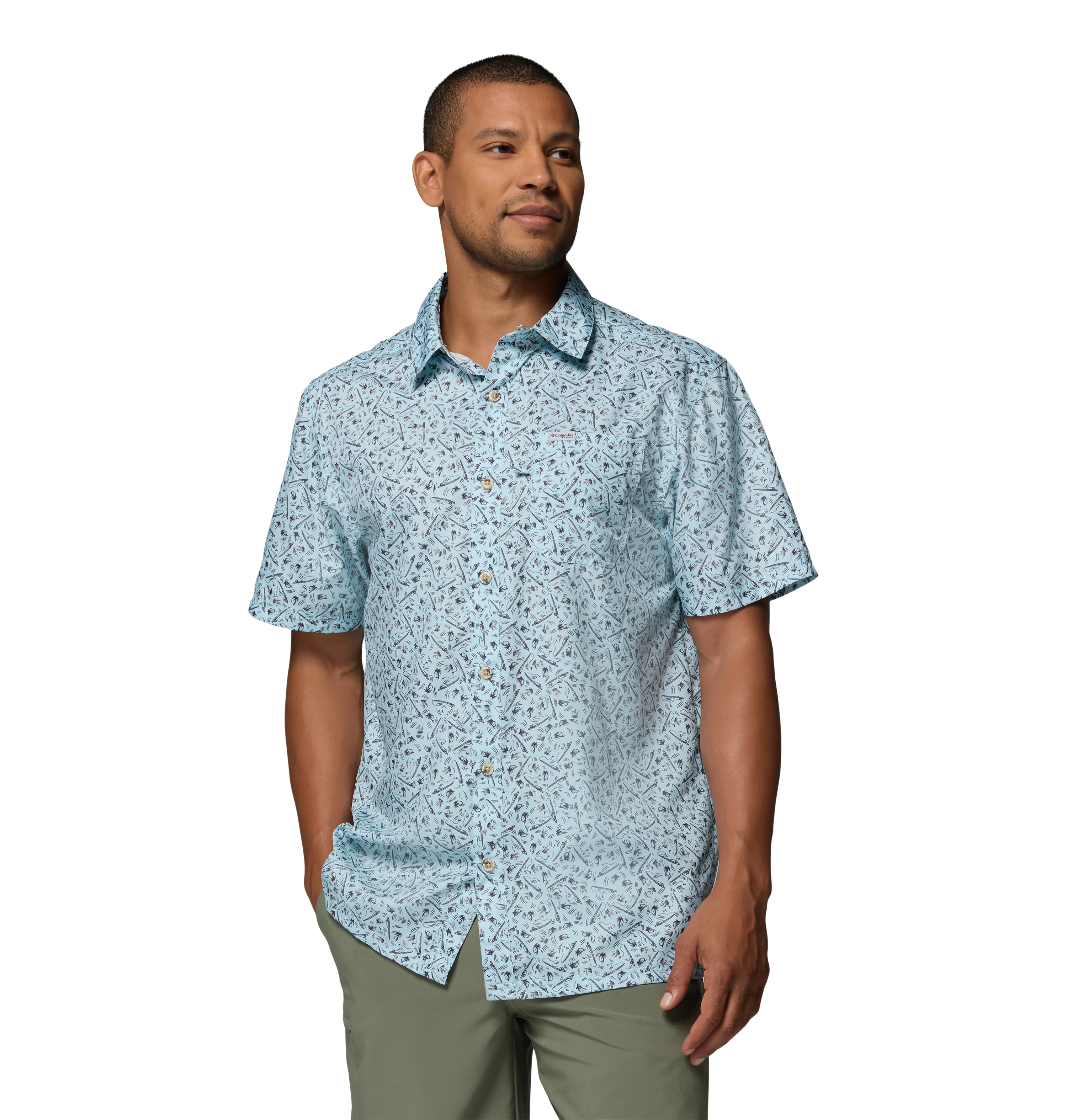 Chemise Ă manches courtes "Super Slack Tide Camp" - Homme