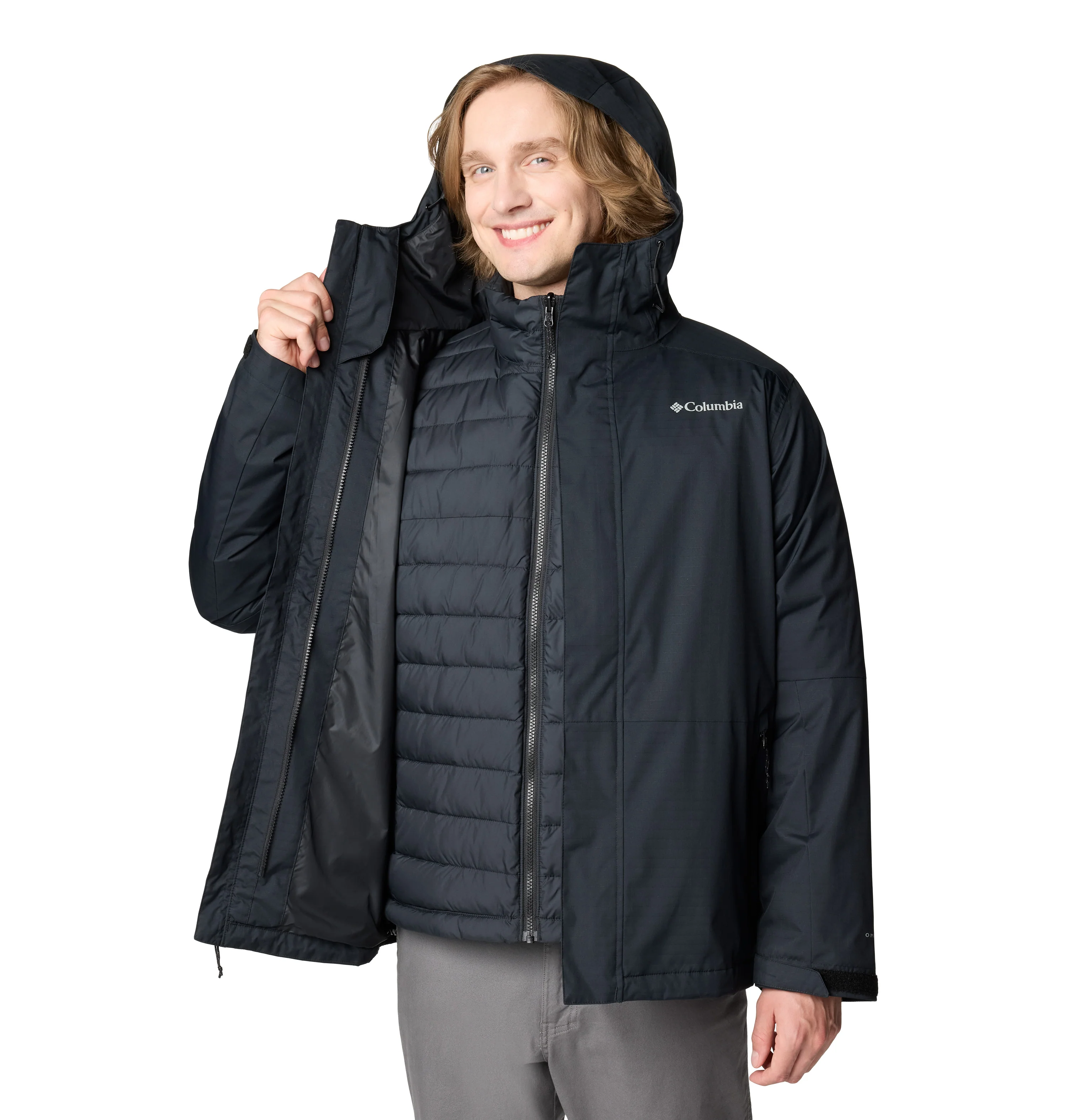 Manteau d'hiver 2-en-1 "Point Park" - Homme