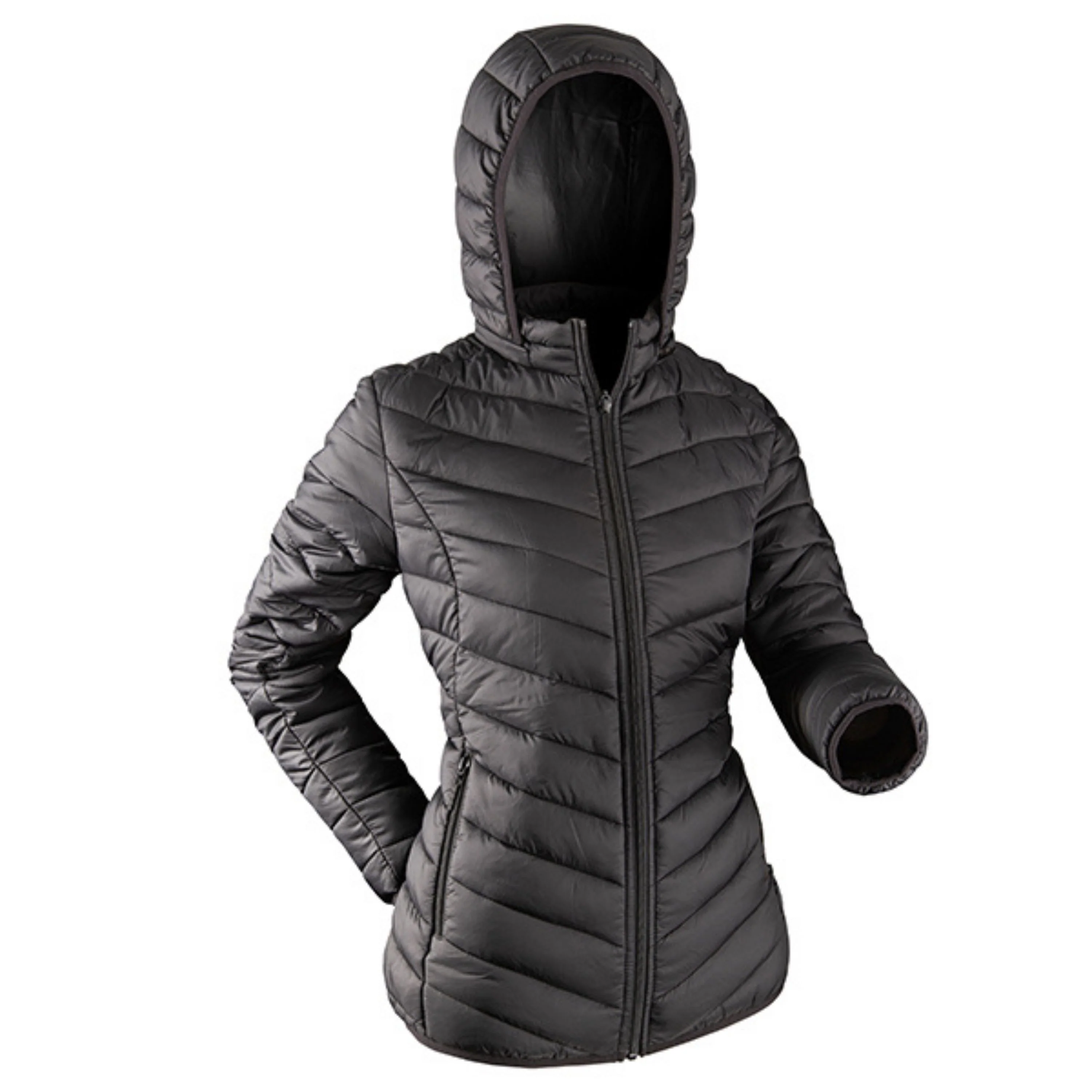 Manteau isolé "Travelex" avec capuchon - Femme - Image 3