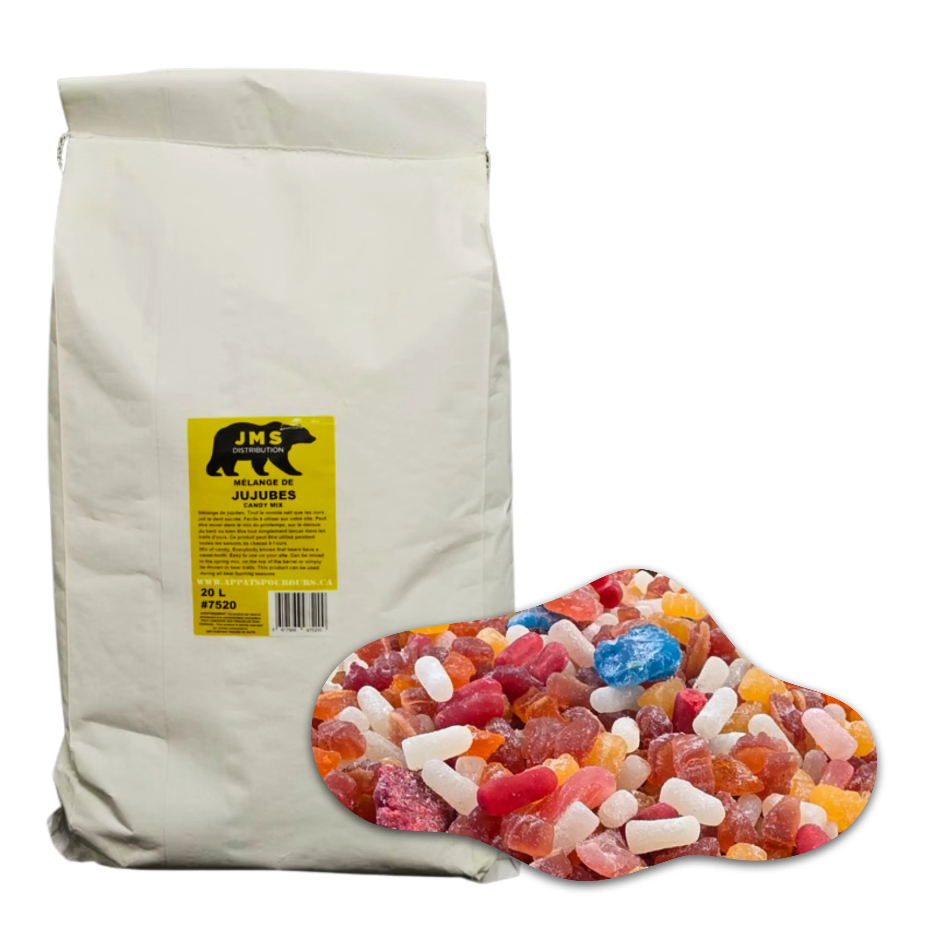 Mélange de bonbons "Overdose" en poche - 20L