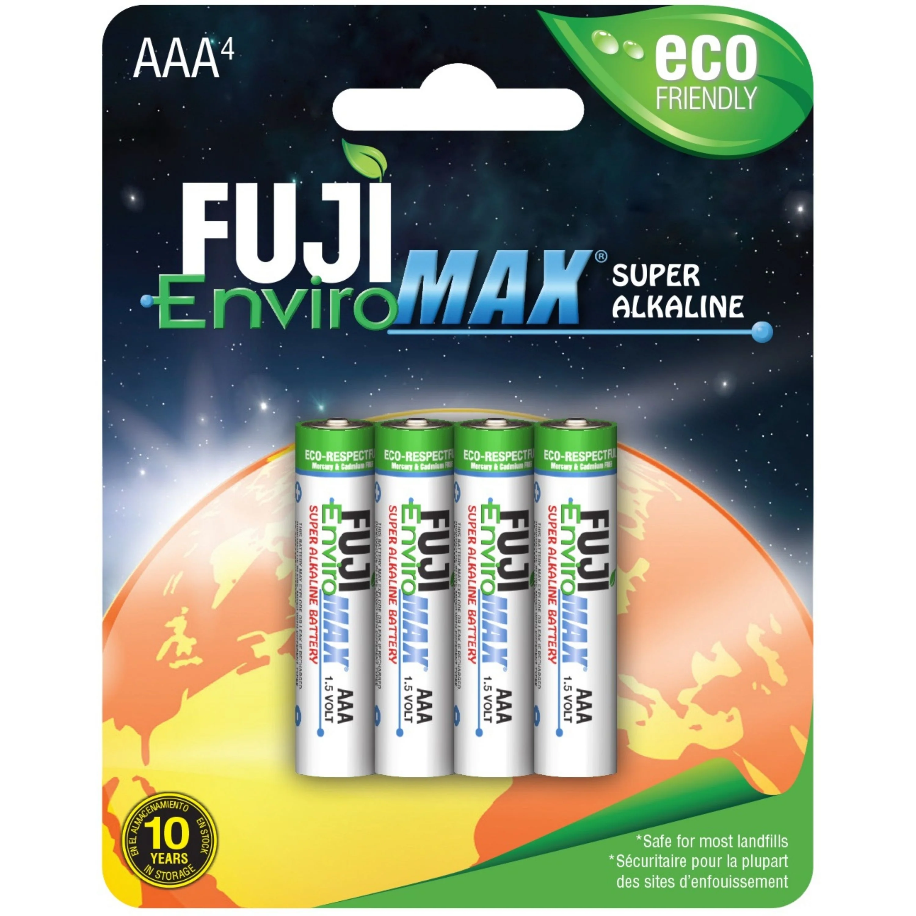 Piles super alkaline EnviroMAX - AAA