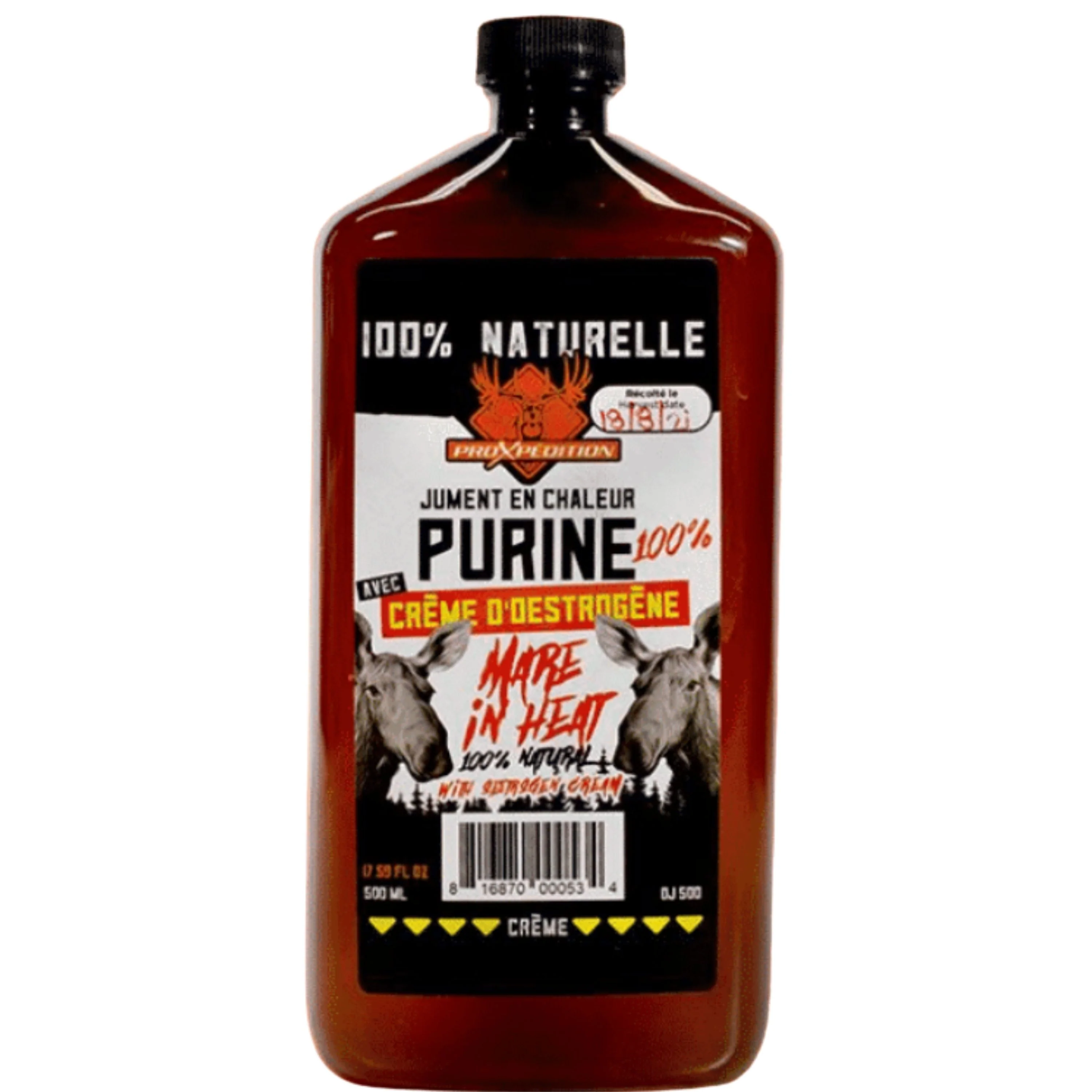Purine jument en chaleur 100% naturelle avec crème d'oestrogène