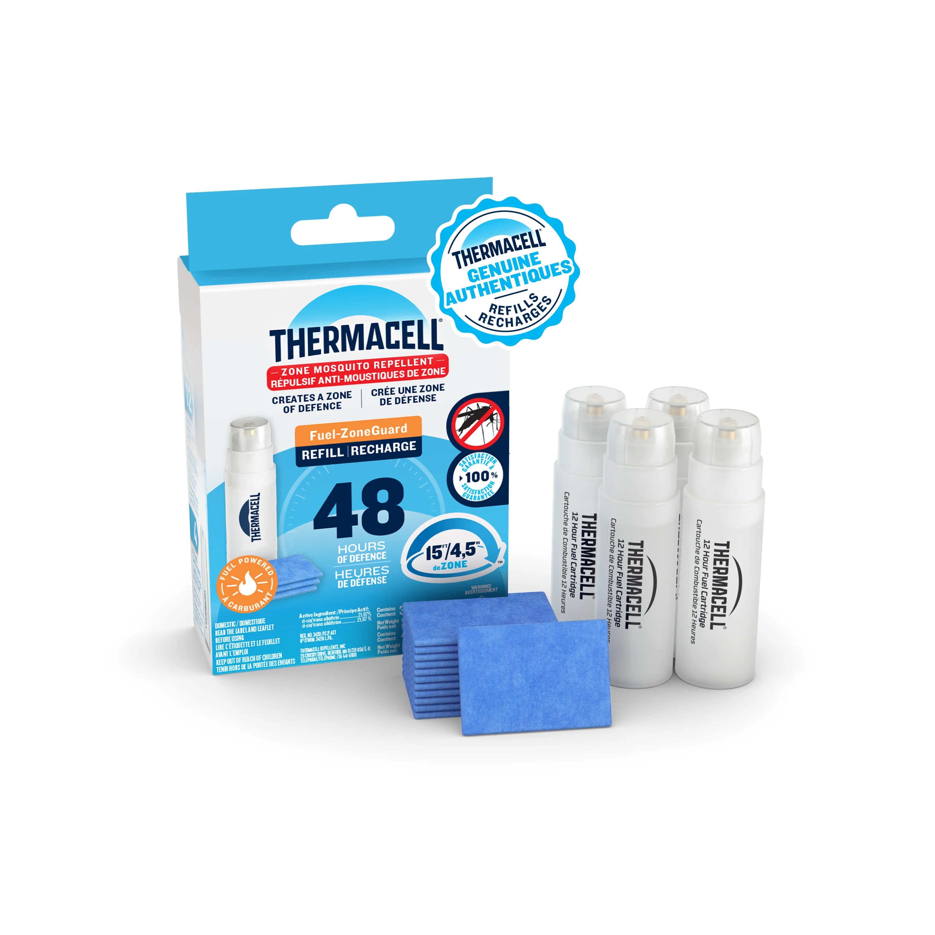 Recharge de répulsif à moustiques Thermacell Fuel‑ZoneGuard à combustible - Image 3