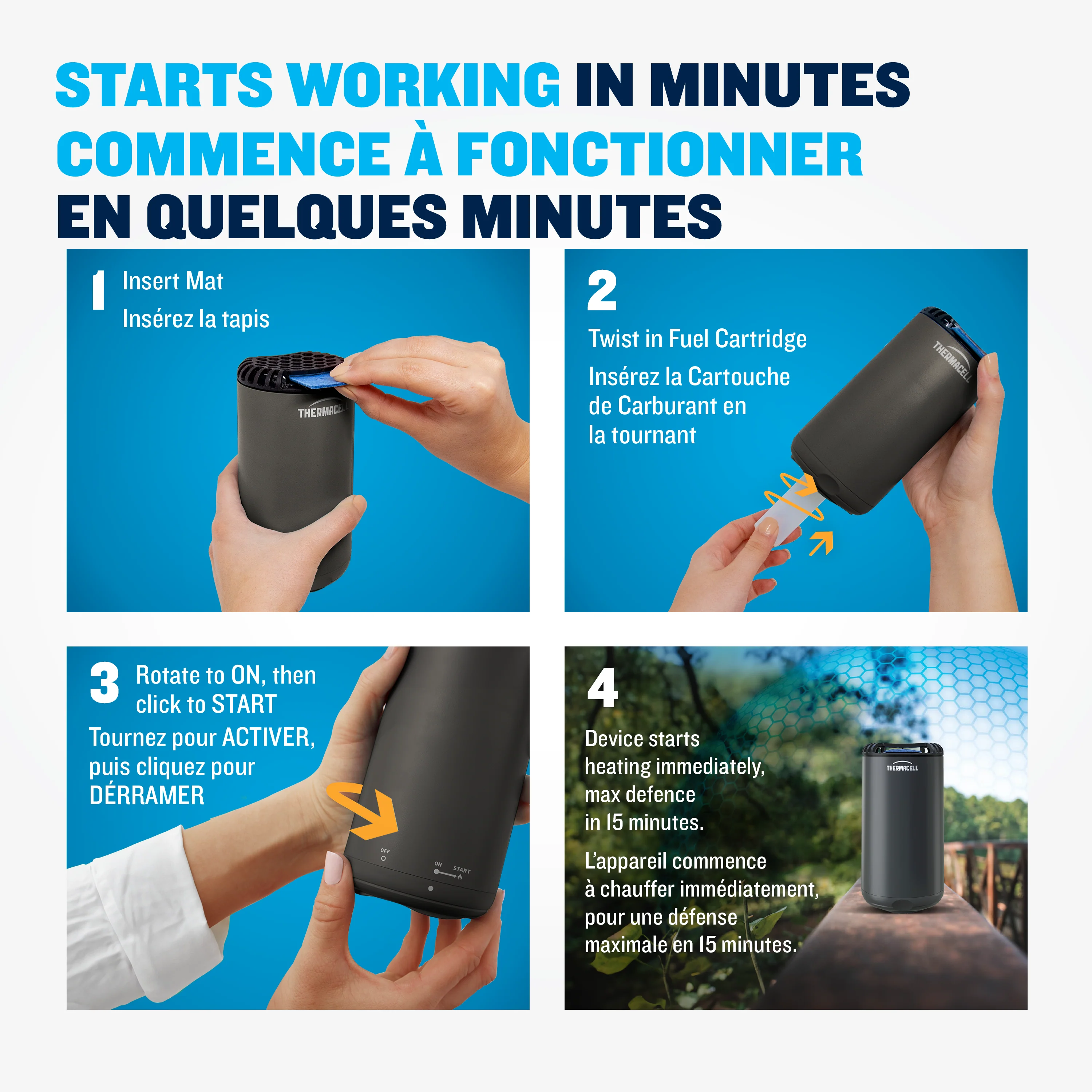 Recharge de répulsif à moustiques Thermacell Fuel‑ZoneGuard à combustible - Image 6