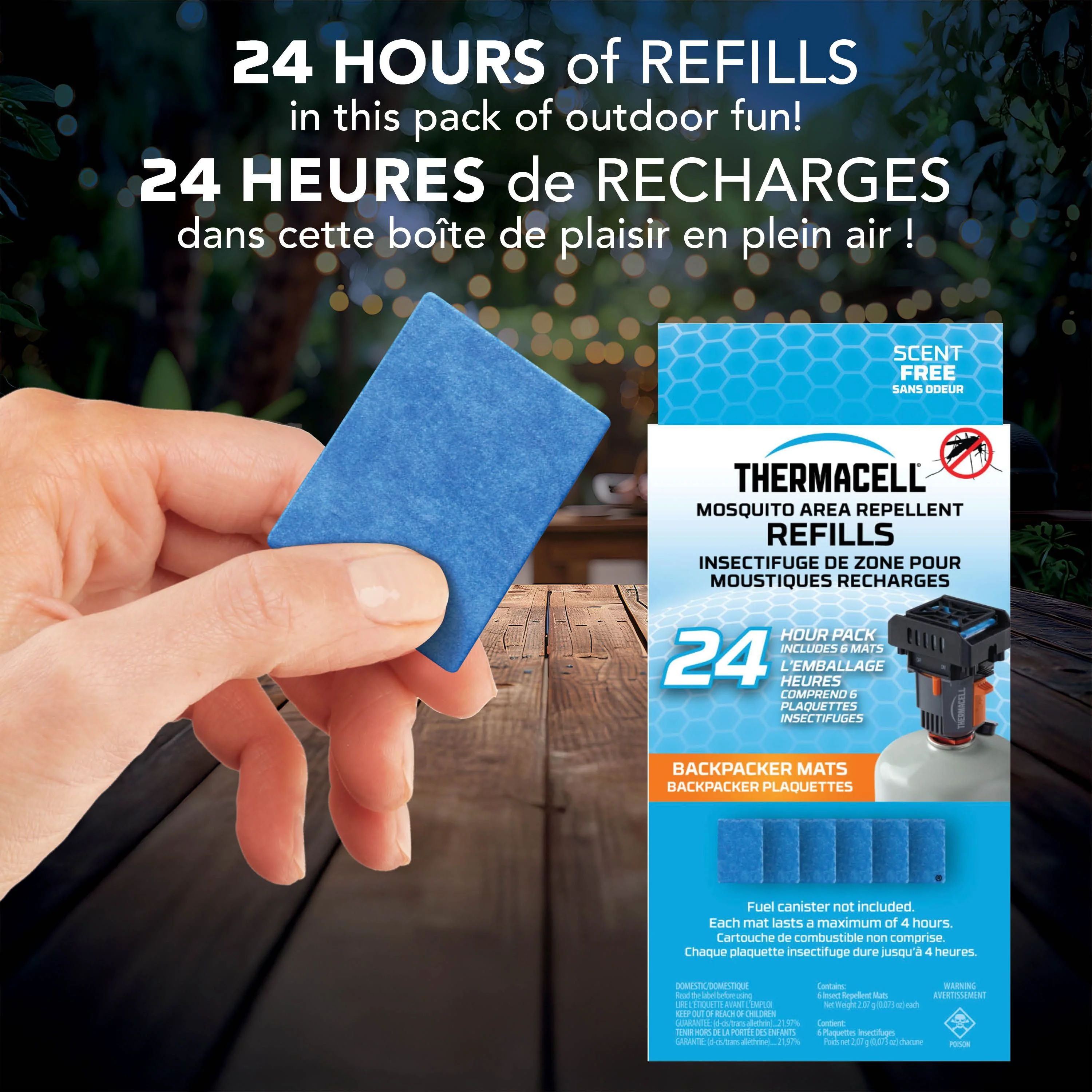 Recharge pour chasse-moustiques Backpacker - Image 5