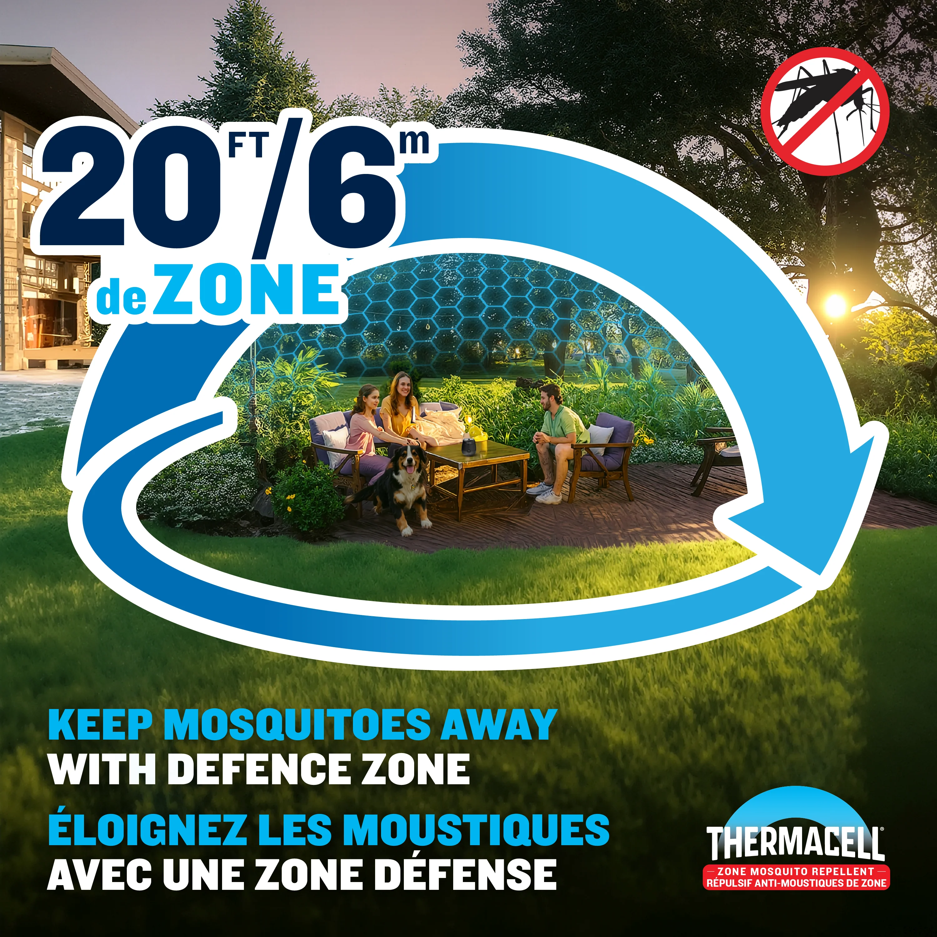 Recharge de répulsif à moustiques rechargeable Thermacell E‑ZoneGuard – paquet de 36 heures - Image 5