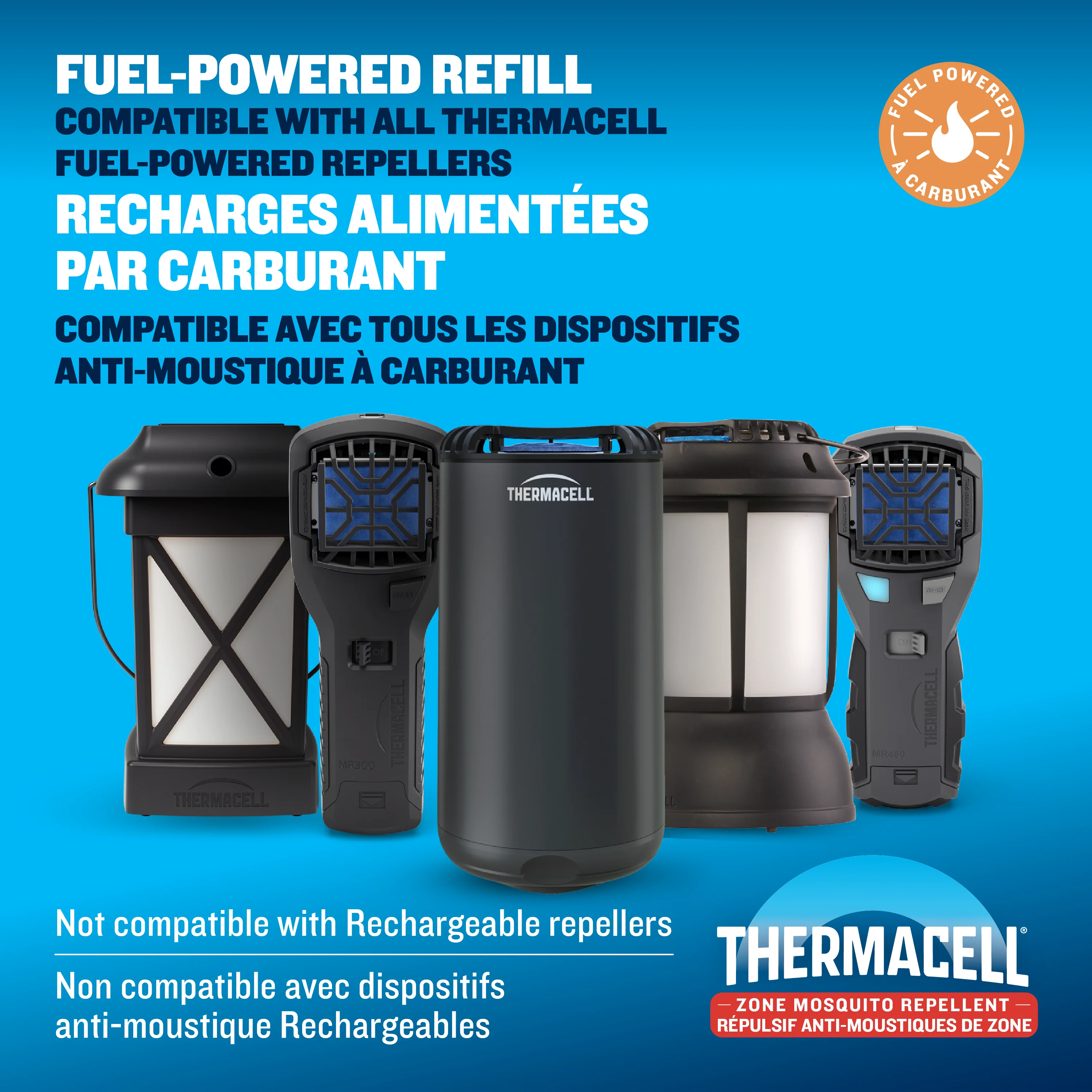 Recharge de répulsif à moustiques Thermacell Fuel‑ZoneGuard à combustible – paquet de 24 heures - Image 2