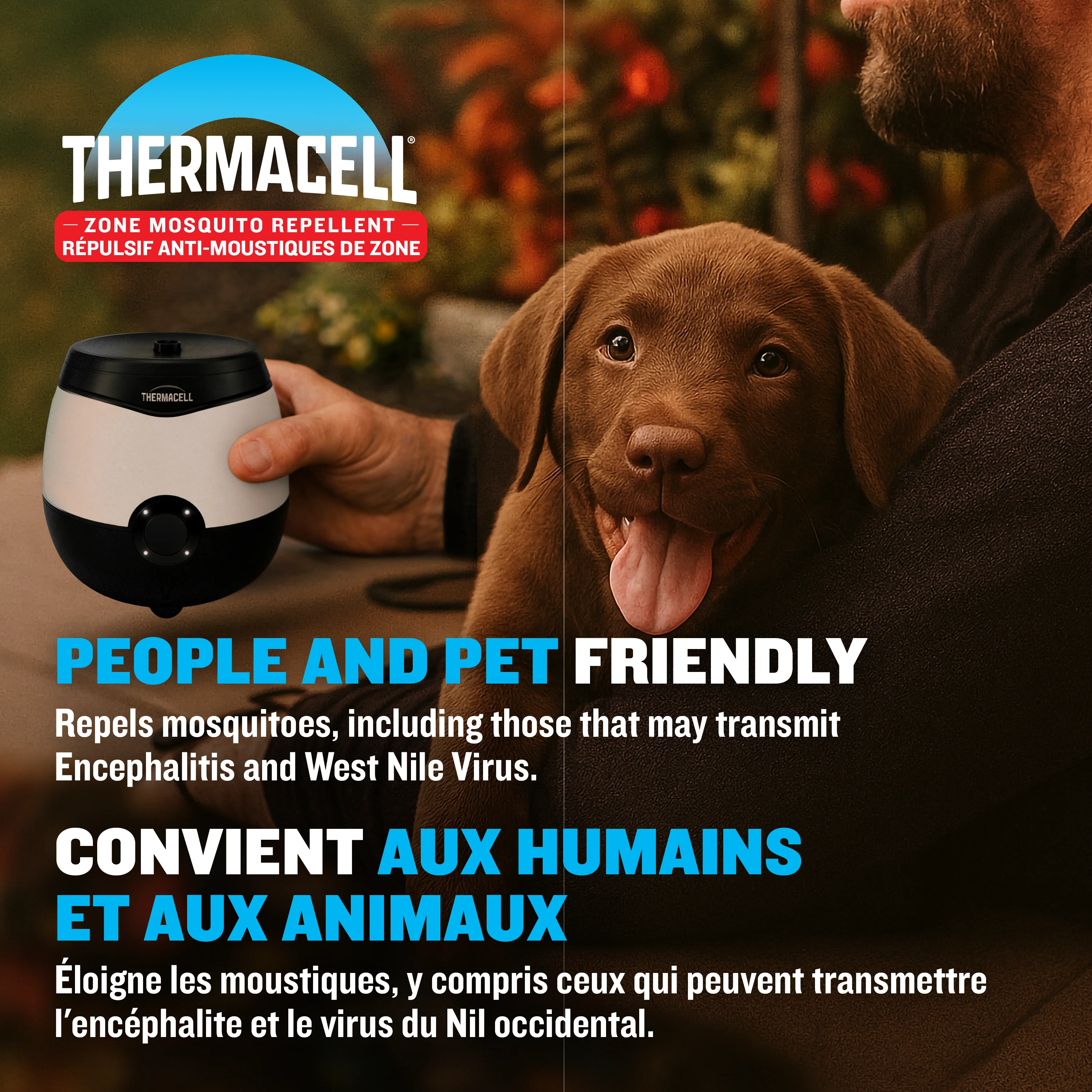 Répulsif à moustiques rechargeable "E‑ZoneGuard Glow" - Image 4