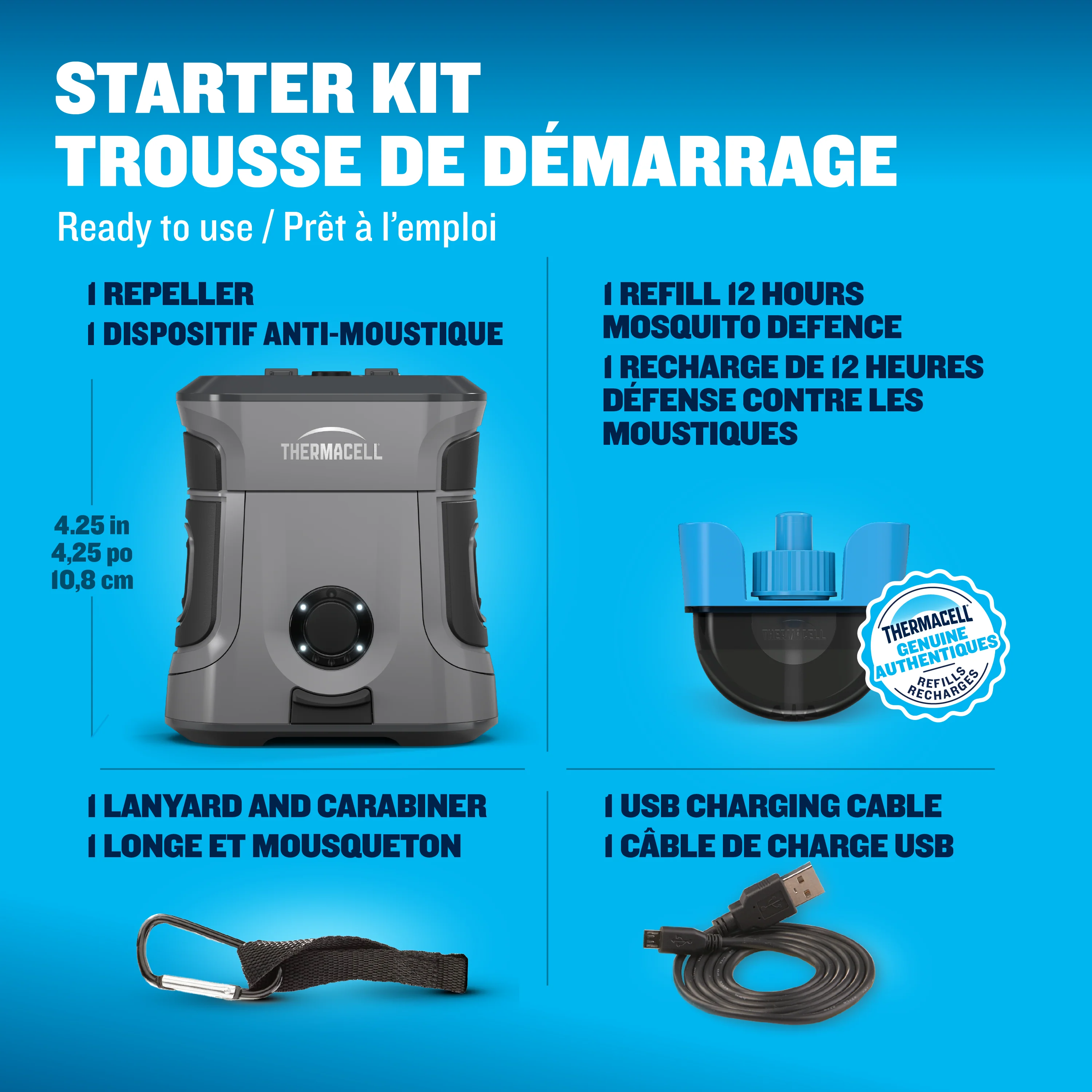 Répulsif à moustiques rechargeable E‑ZoneGuard Adventure - Image 7