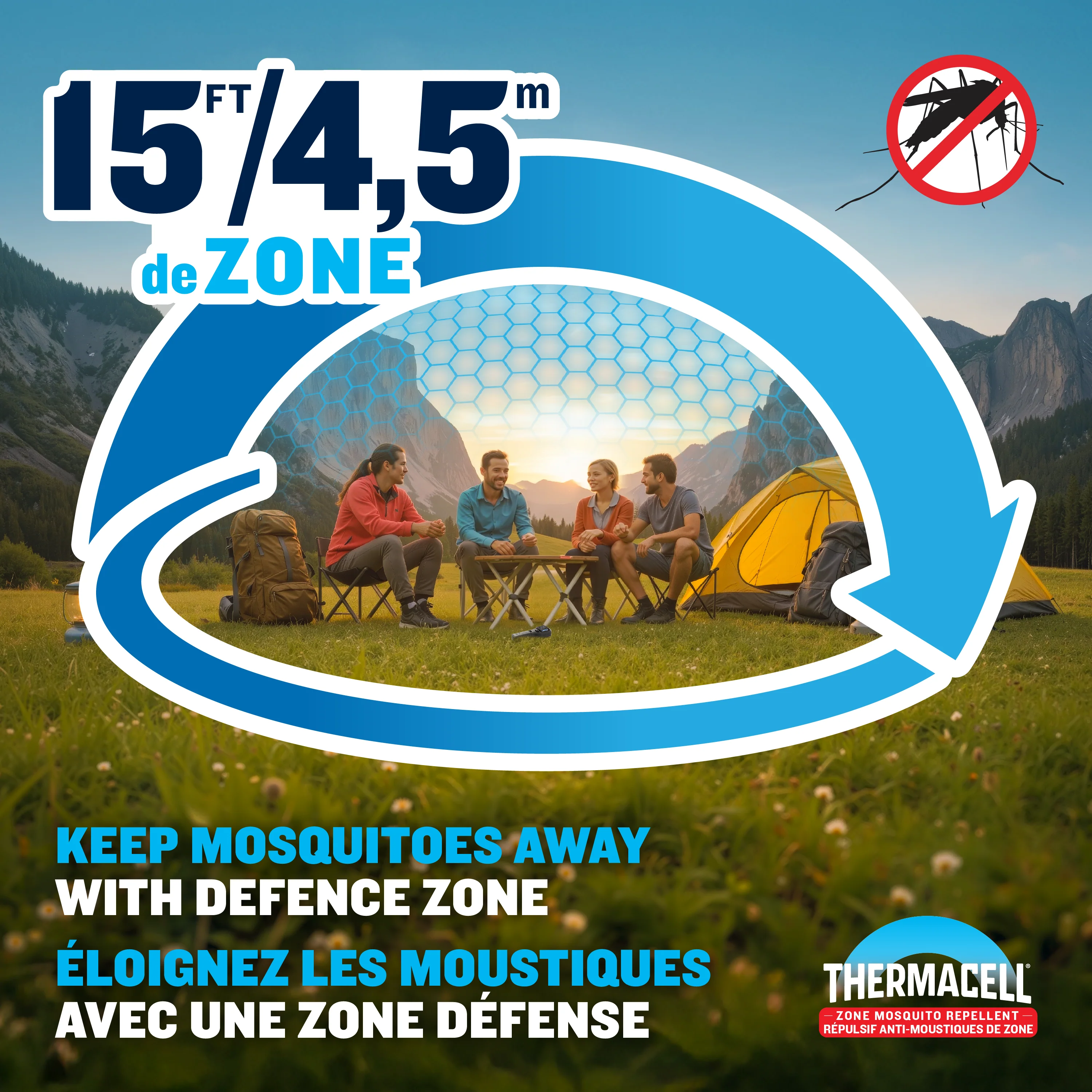 Répulsif à moustiques alimenté par combustible Fuel‑ZoneGuard Extreme - Image 2