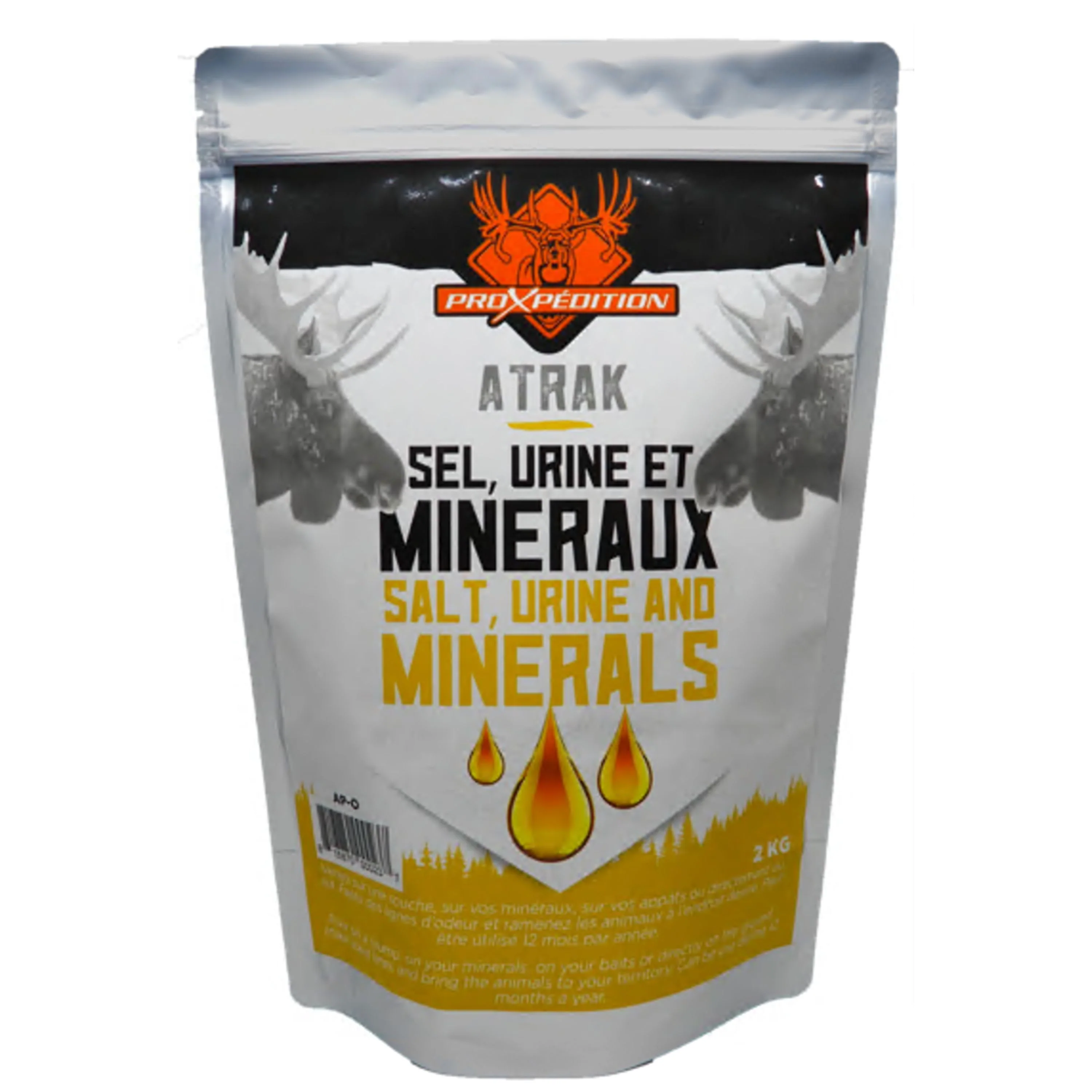 Sel et minéraux avec urine synthétique "Atrak" - 2 kg